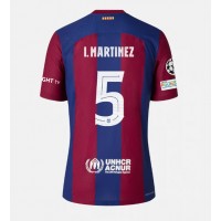 Dres Barcelona Inigo Martinez #5 Domáci 2023-24 Krátky Rukáv